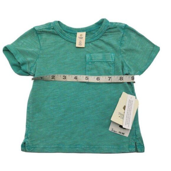 Open Edit Nordstrom Baby Clothes Top & Two Shorts Set 6M Green Multicolor NEW - Picture 6 of 10